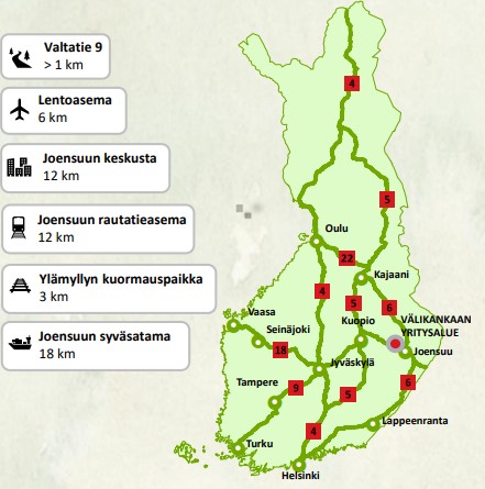 välikankaan yritysalue kartta