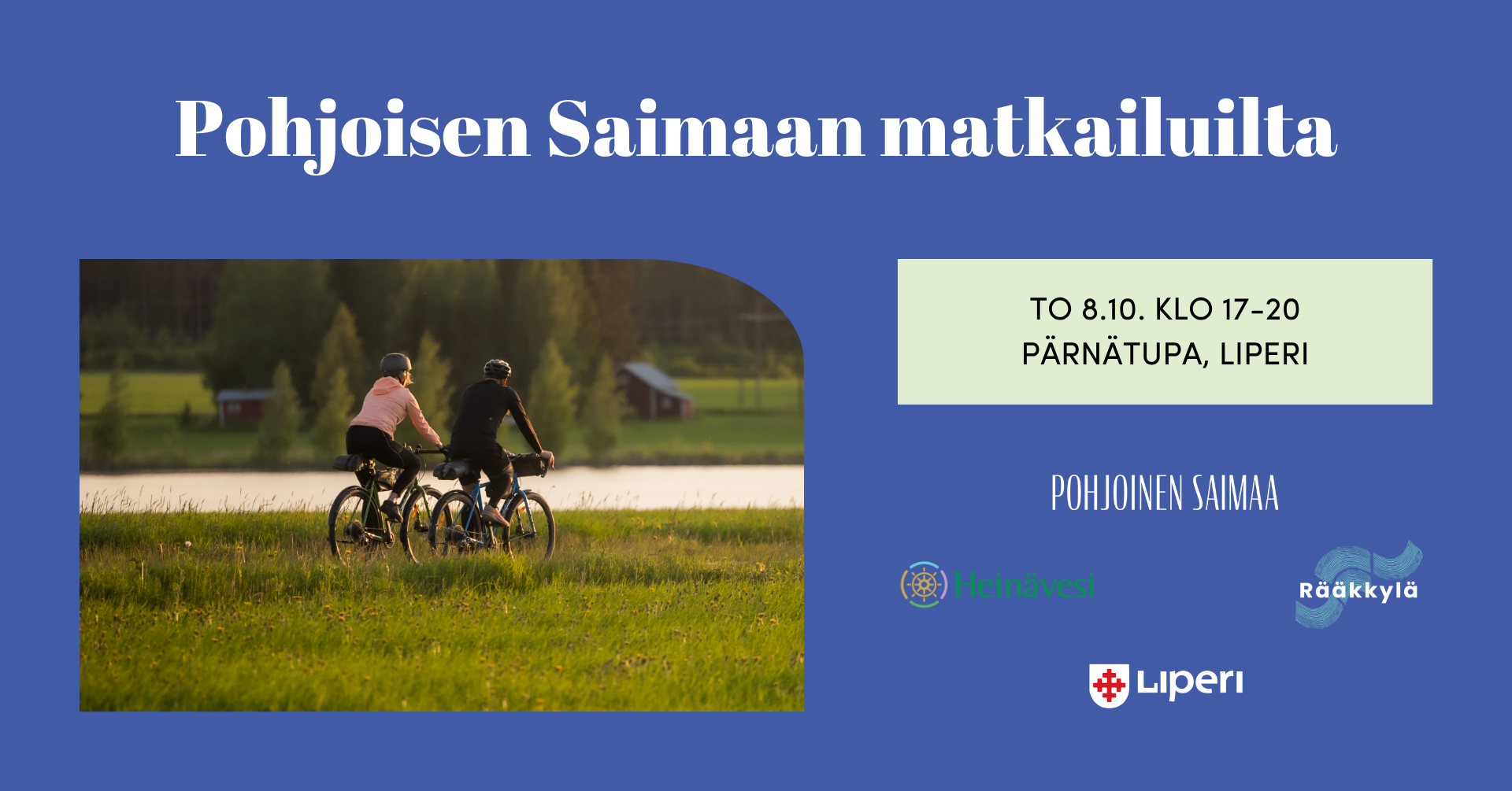 SAVE THE DATE: Pohjoi­sen Saimaa matkai­luilta 8.10.