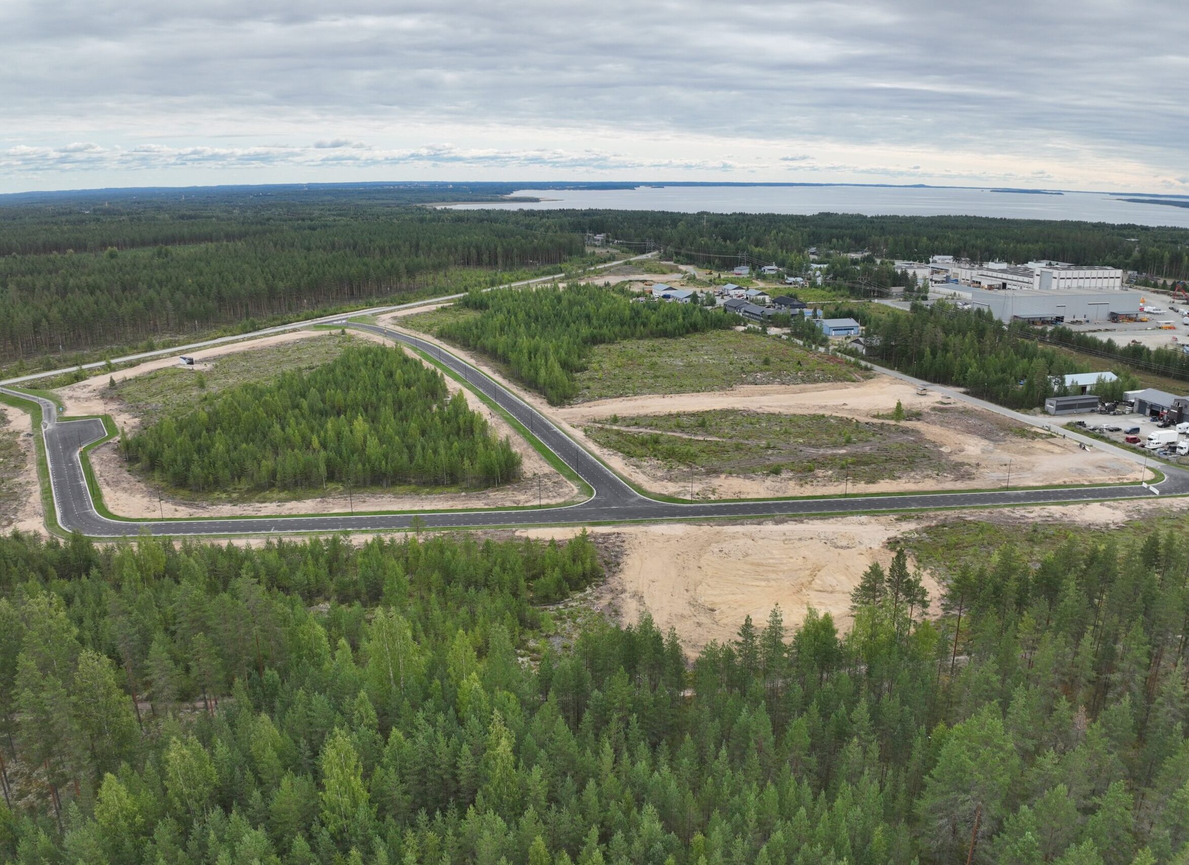 Välikankaan yritysalueen laajennus on valmistunut