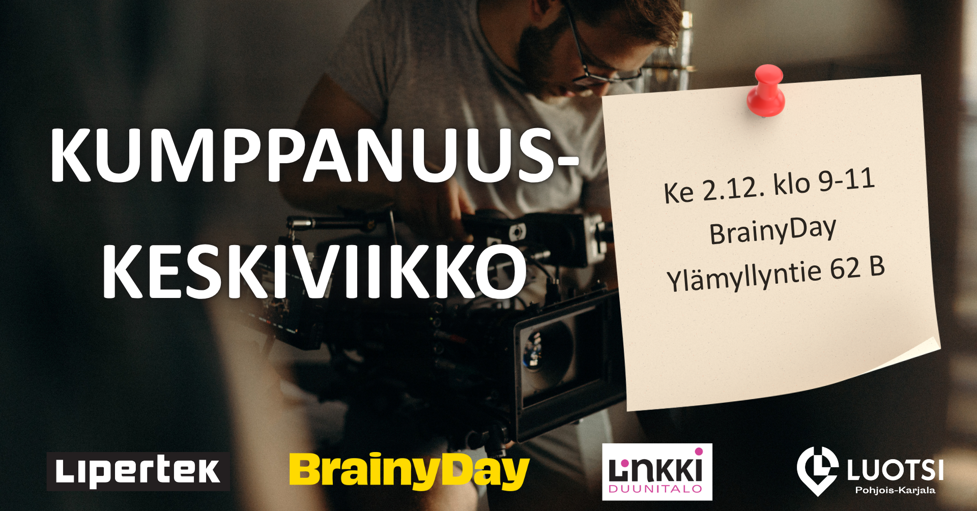 Kumppanuuskeskiviikko BrainyDaylla 2.12.
